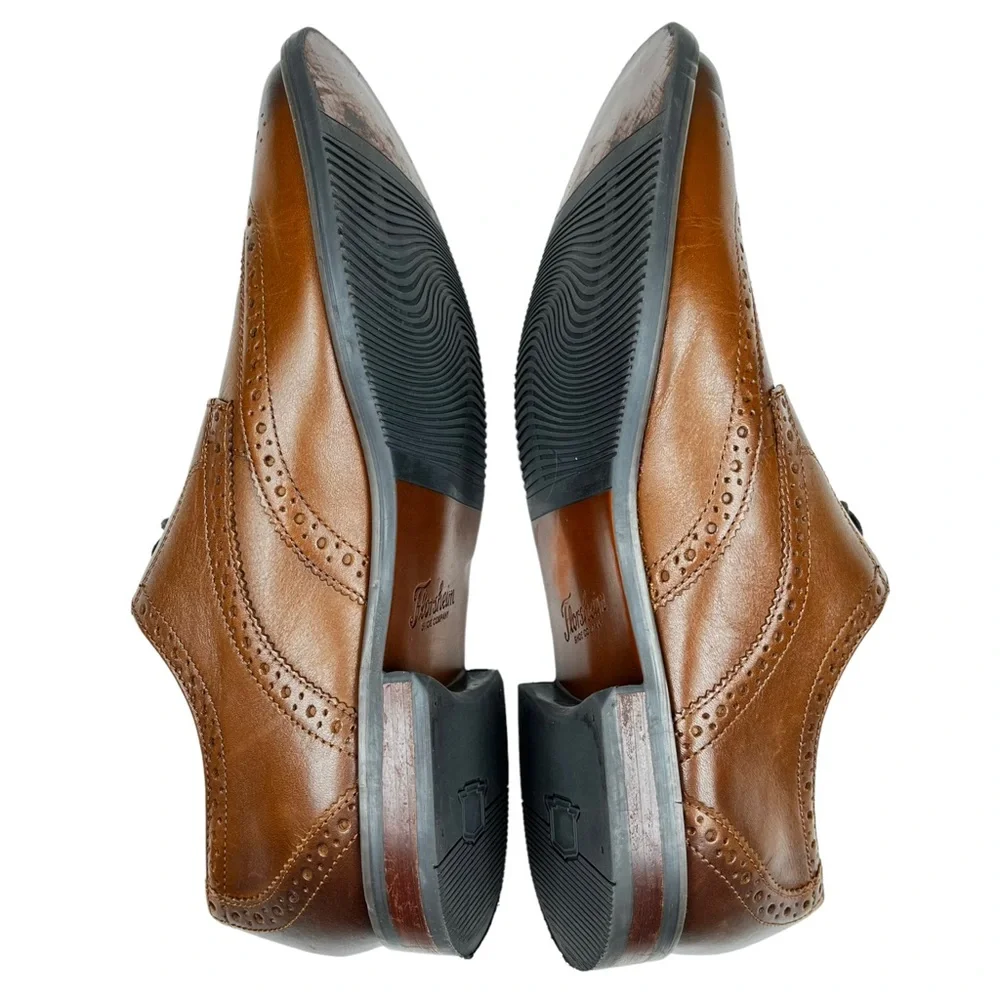 Florsheim Wingtip Derby in‎ Brown Leather Men’s Size 10 1/2 D
